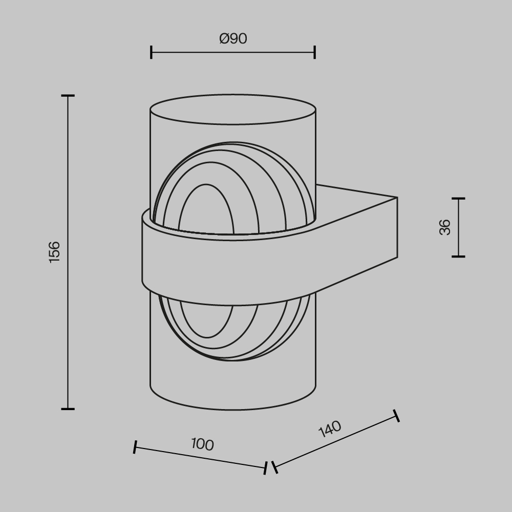 Настенный светильник Maytoni Sacramento MOD480WL-L10BS3K в #REGION_NAME_DECLINE_PP#