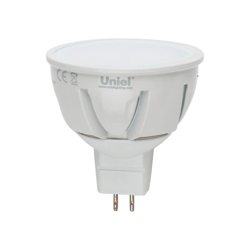 Лампа светодиодная (07911) Uniel GU5.3 5W 4500K JCDR матовая LED-JCDR-5W/NW/GU5.3/FR ALP01WH в #REGION_NAME_DECLINE_PP#