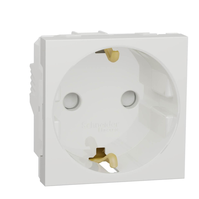 Розетка Schneider Electric Unica New Modular с/з со шторками 16A 250V NU303718 в Санкт-Петербурге