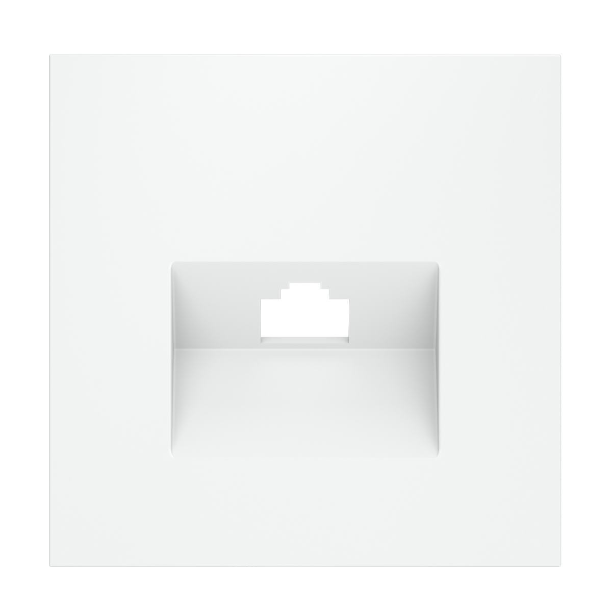 Накладка для розетки компьютерной RJ45 кат.6 Voltum S70 (белый матовый) VLS001302 в #REGION_NAME_DECLINE_PP#