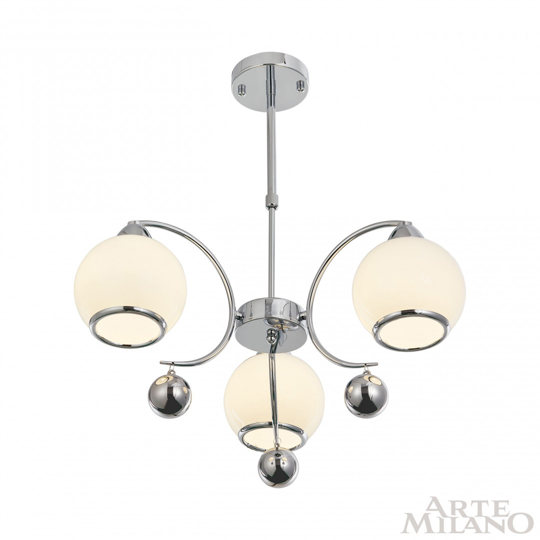 Люстра на штанге Arte Milano Neapolis 276207/3 Ni в #REGION_NAME_DECLINE_PP#