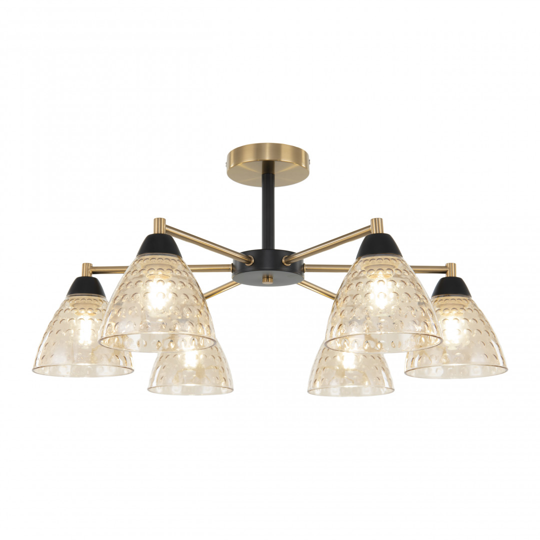 Потолочная люстра Arte Milano Napoli 330754/6 BK+AB в #REGION_NAME_DECLINE_PP#