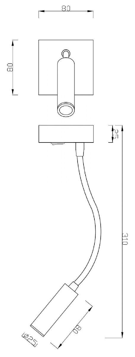 Гибкое бра Deko-Light Brahe 341236 в Санкт-Петербурге