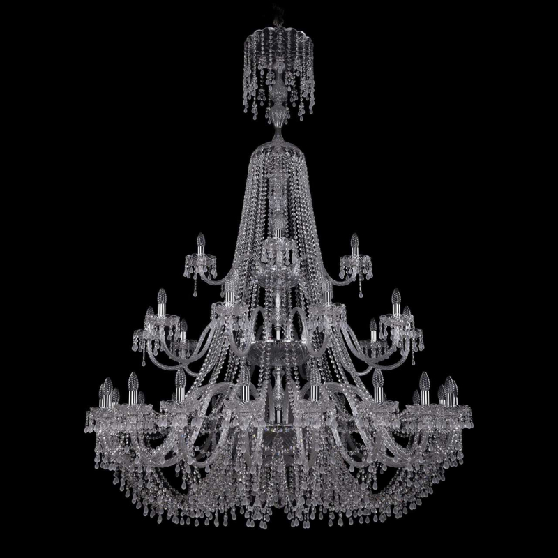 Подвесная люстра Bohemia Ivele 1410/20+10+5/530/XL-200/3d/Ni/V0300 в Санкт-Петербурге