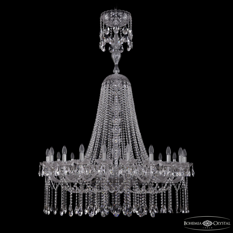 Подвесная люстра Bohemia Ivele Crystal 1413/20/400/XL-160 Ni в Санкт-Петербурге