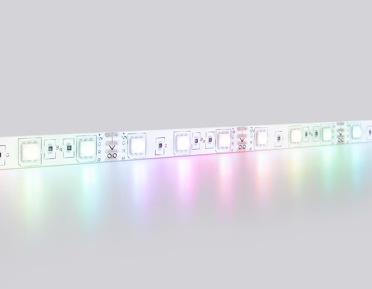 Светодиодная лента Ambrella Light LED Strip 12В 5050 14,4Вт/м RGB 5м IP65 GS2302 в Санкт-Петербурге