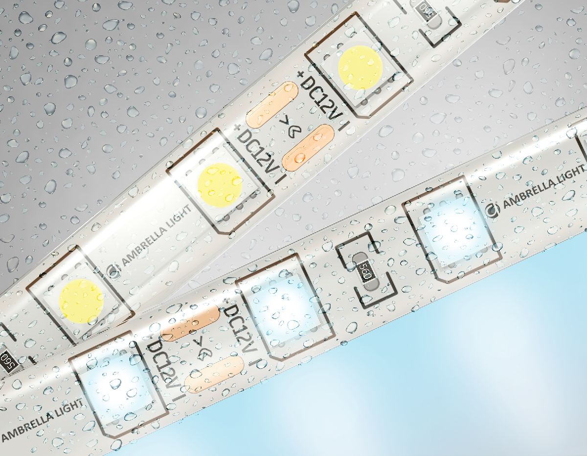 Светодиодная лента Ambrella Light LED Strip 12В 5050 14,4Вт/м 6500K 5м IP65 GS2103 в Санкт-Петербурге