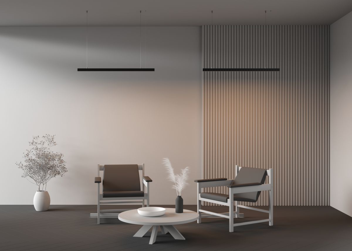 Линейный подвесной светильник Maytoni Technical 3000K 35x35 (Черный, 1 м) LL312011 в #REGION_NAME_DECLINE_PP#