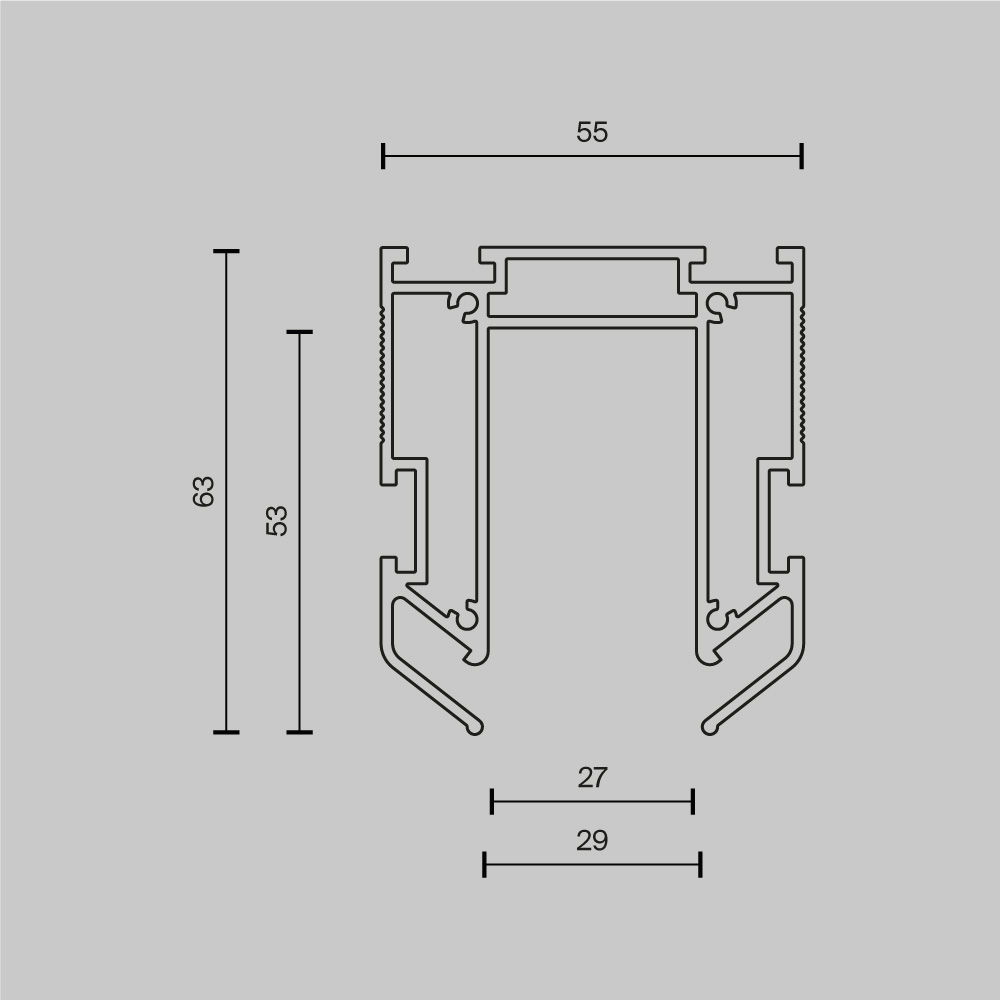 Профиль Maytoni Technical TRA034MP-212S(N) в #REGION_NAME_DECLINE_PP#