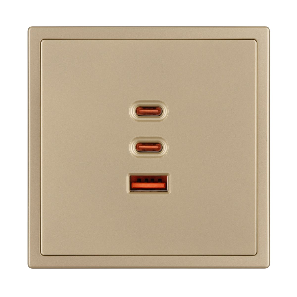 Механизм розетки с быстрой USB зарядкой Arlight SCT-NOBE-MUACC-SFPL-FC-GD (65W, QC3) 061836 в Санкт-Петербурге