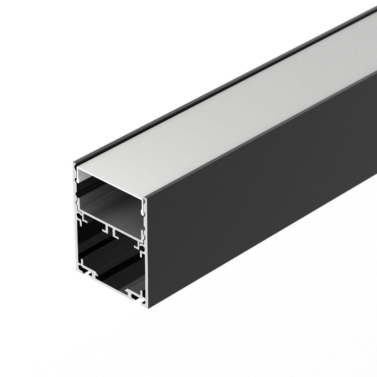 Алюминиевый профиль Arlight SL-LINE-4050-3L-2000 ANOD BLACK 044670 в Санкт-Петербурге