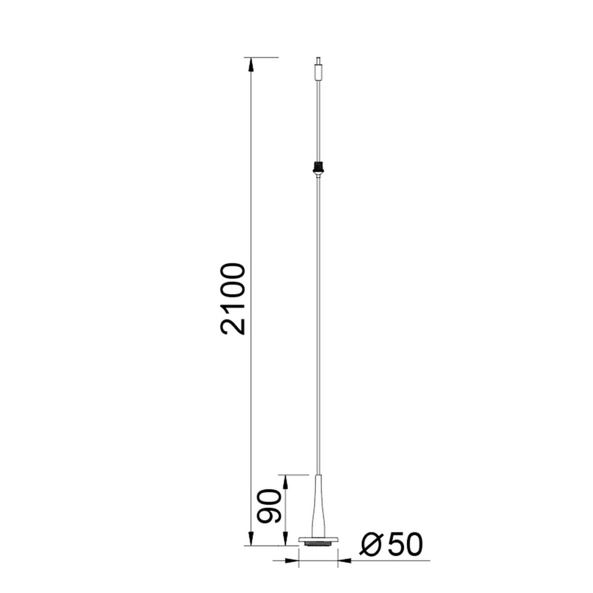 Подвес светодиодный без плафона и основания Mantra Andromeda 9345 в Санкт-Петербурге