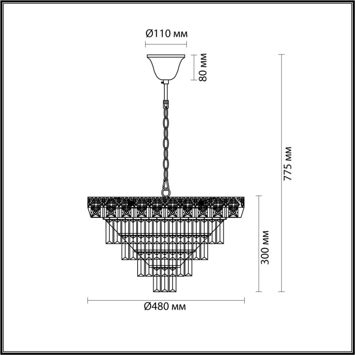 Подвесная люстра Lumion Classi 5232/8 в Санкт-Петербурге