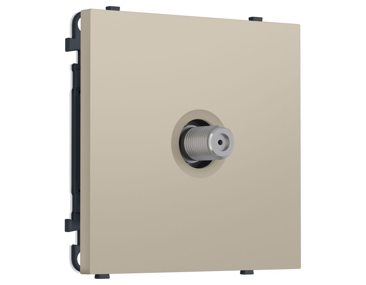 Комплект механизма TV розетки SAT SIGMA Кашемир 5-2400MHz 3.5dB QUANT PRO Ambrella Volt MS353050 (SP3530, PR215) в #REGION_NAME_DECLINE_PP#