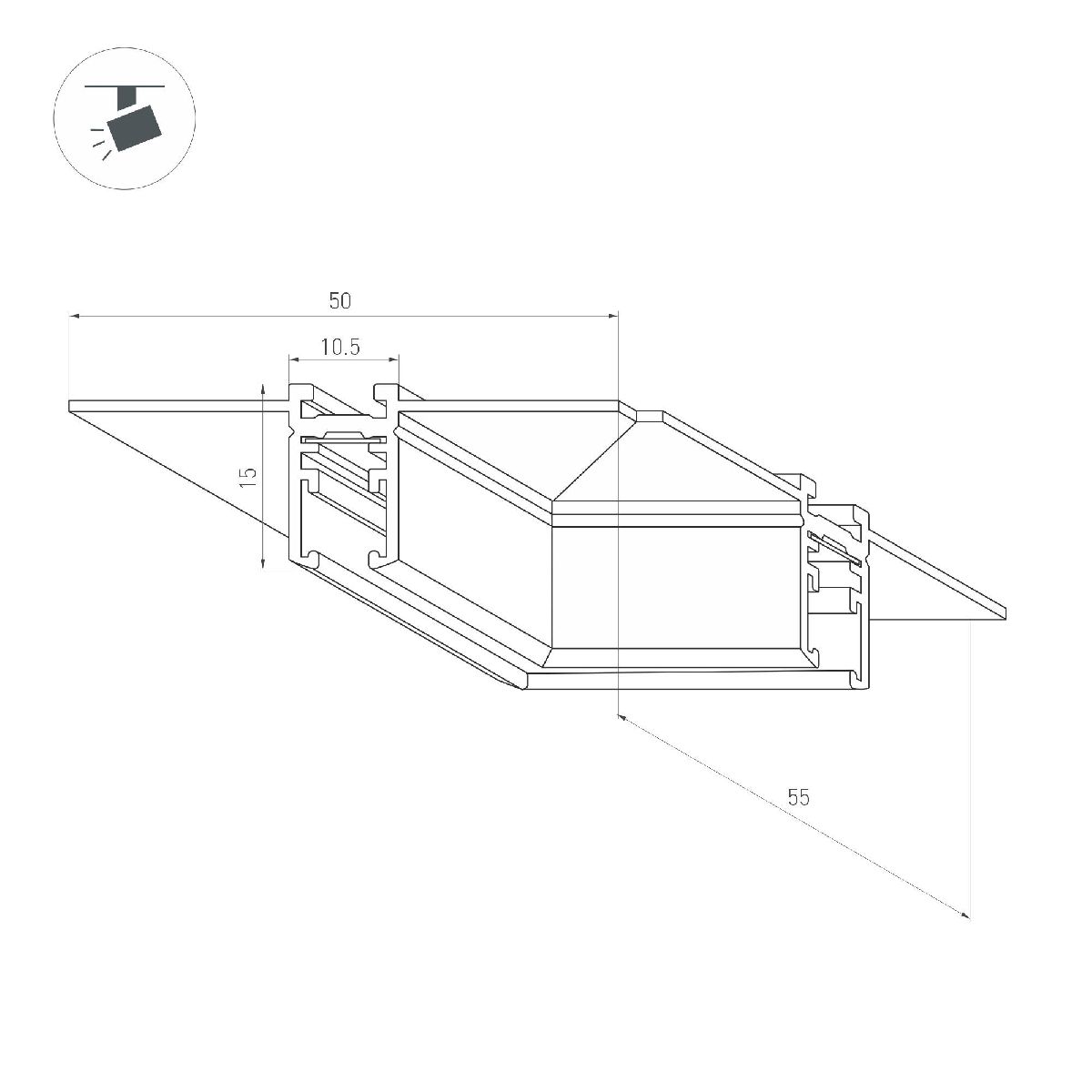 Коннектор угловой Arlight MAG-MICROCOSM-CON-FDW-L90 044524 в Санкт-Петербурге