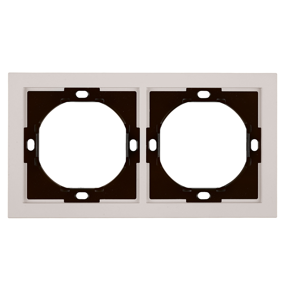 Рамка 2-местная Stekker Мия PFR00-3002-08 пудровый жемчуг 50487 в Санкт-Петербурге