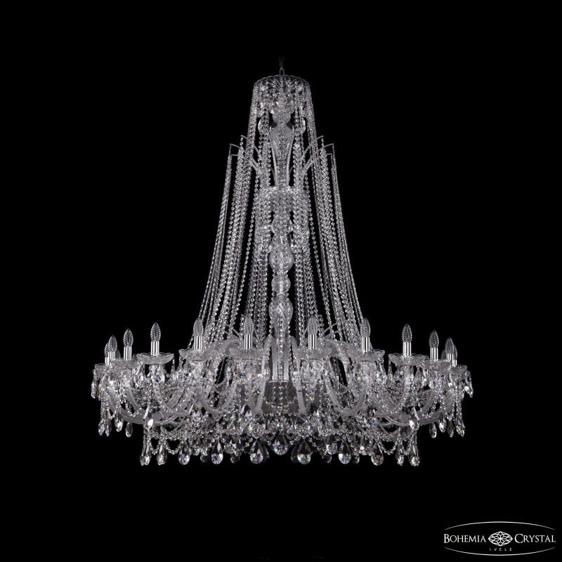 Подвесная люстра Bohemia Ivele Crystal 1411/24/530/XL-163 Ni в Санкт-Петербурге