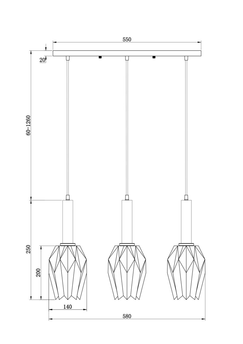 Подвесной светильник Freya Delta FR9001PL-03B в Санкт-Петербурге