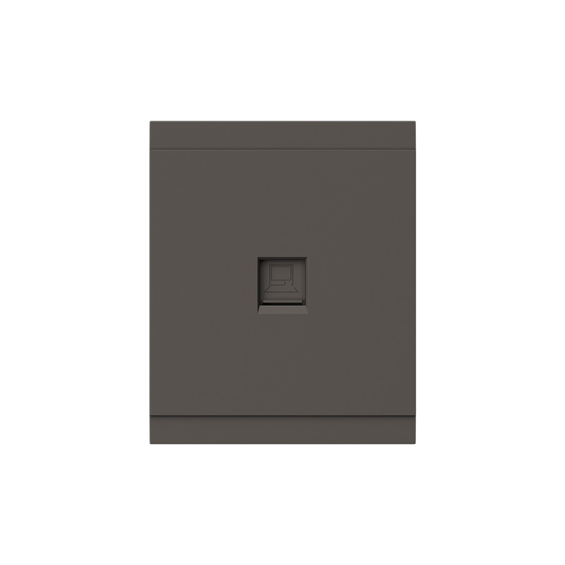 Розетка SETE компьютерная RJ45 кат6 с/у графит IP20/IP44 KRANZ KR-79-0723-3 в Санкт-Петербурге
