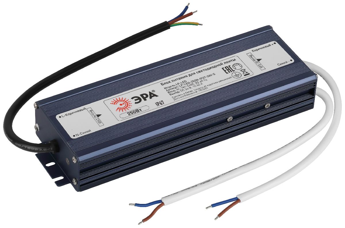 Блок питания Эра 250Вт DC24В 10.42A IP67 LP-LED-250W-IP67-24V-S Б0061148 в Санкт-Петербурге