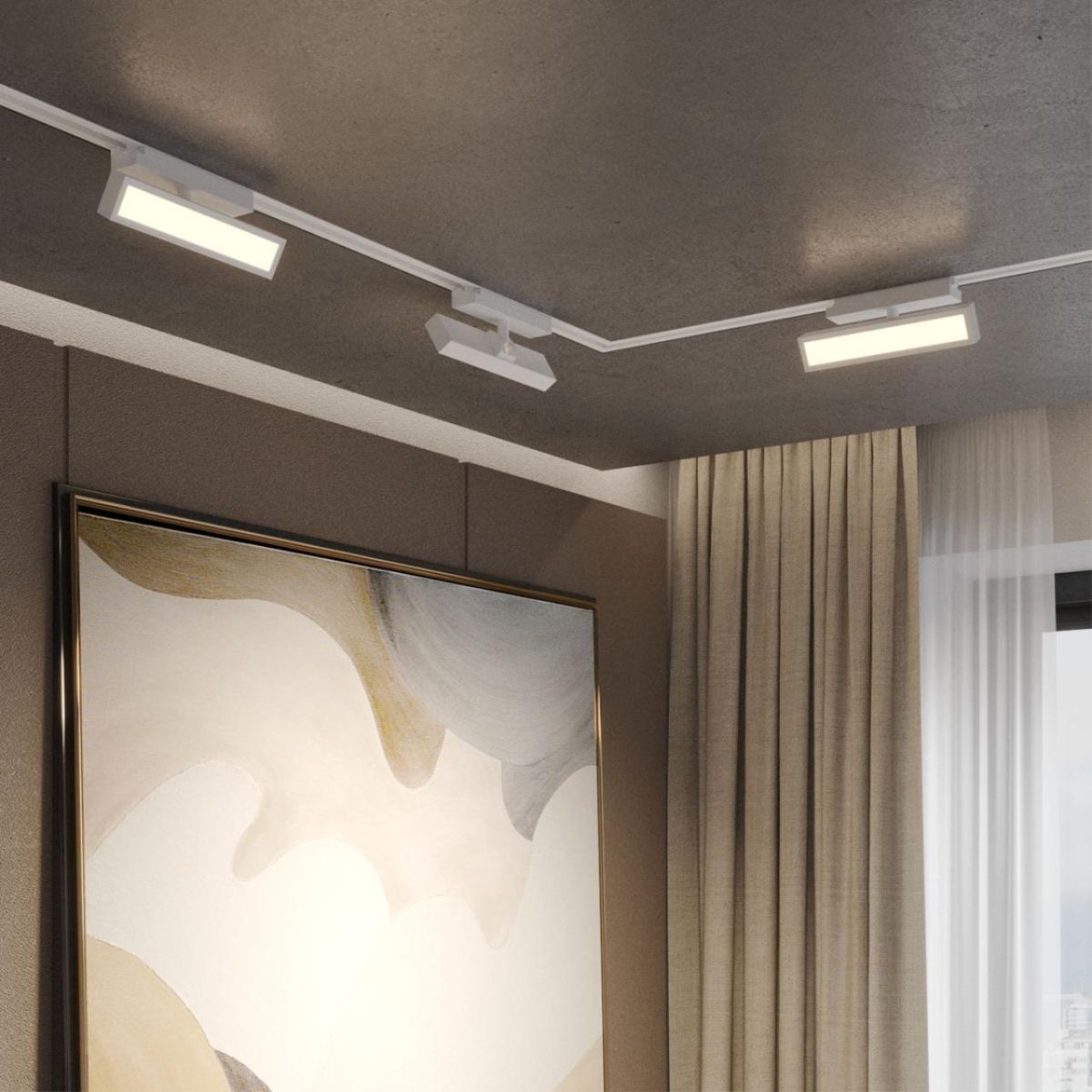 Трековый однофазный светильник с переключателем цв. температуры Novotech Port Stratus 359780 в Санкт-Петербурге