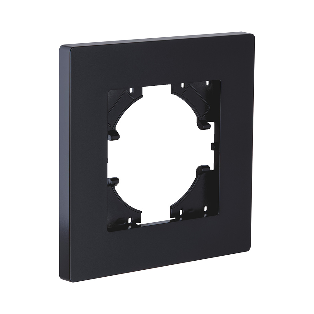 Рамка 1-постовая, черный матовый Kollinger Aspekt AT1BM в #REGION_NAME_DECLINE_PP#