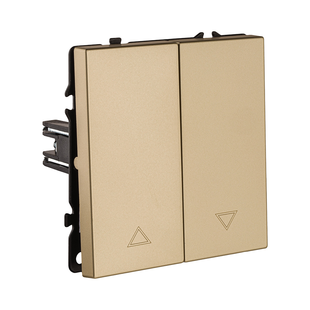 Механизм управления жалюзи 2-клавишный, золотой Kollinger Eclipse EC-013GD в #REGION_NAME_DECLINE_PP#