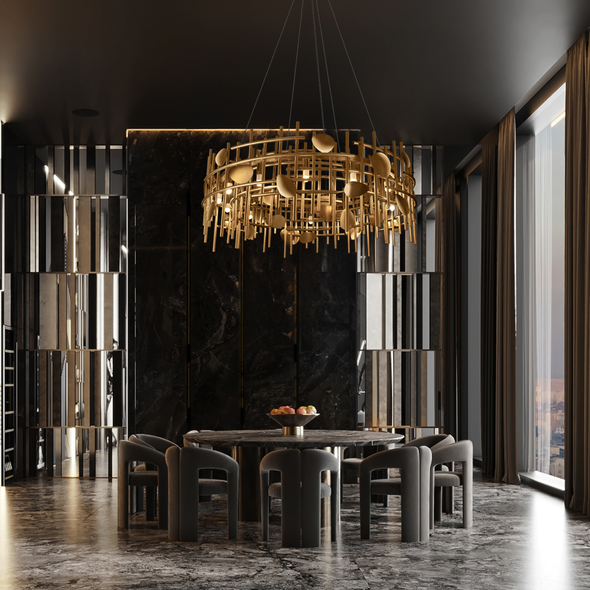 Подвесная люстра Loft IT Escama 10396/600C в Санкт-Петербурге