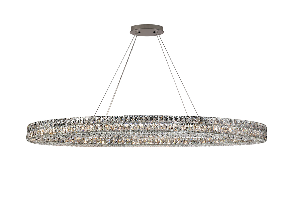 Подвесные люстры Newport 8550/160 C oval chrome М0071310 в #REGION_NAME_DECLINE_PP#