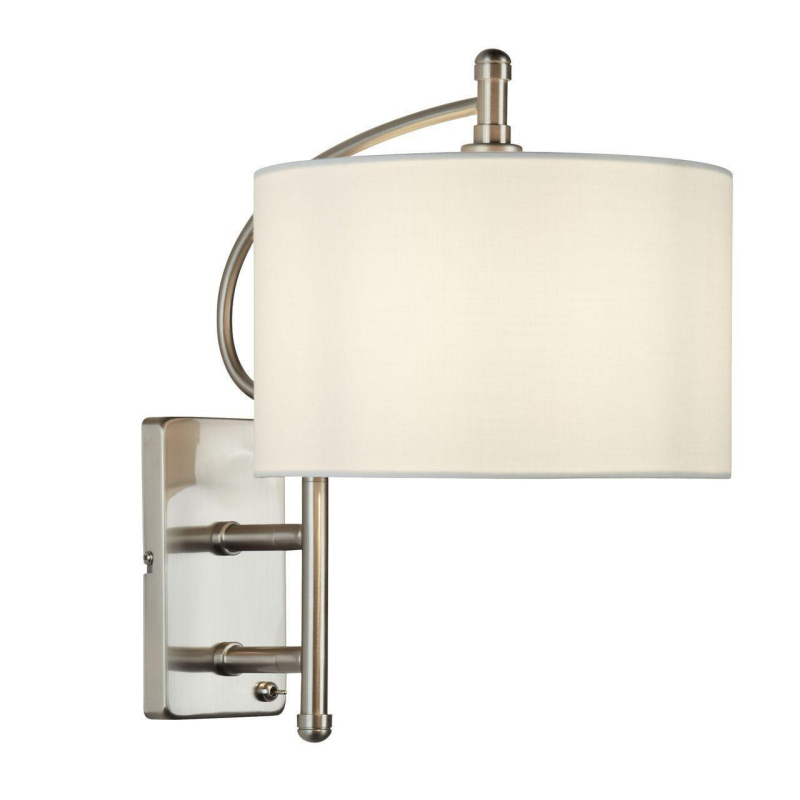 Бра с абажуром Arte Lamp Adige A2999AP-1SS в #REGION_NAME_DECLINE_PP#