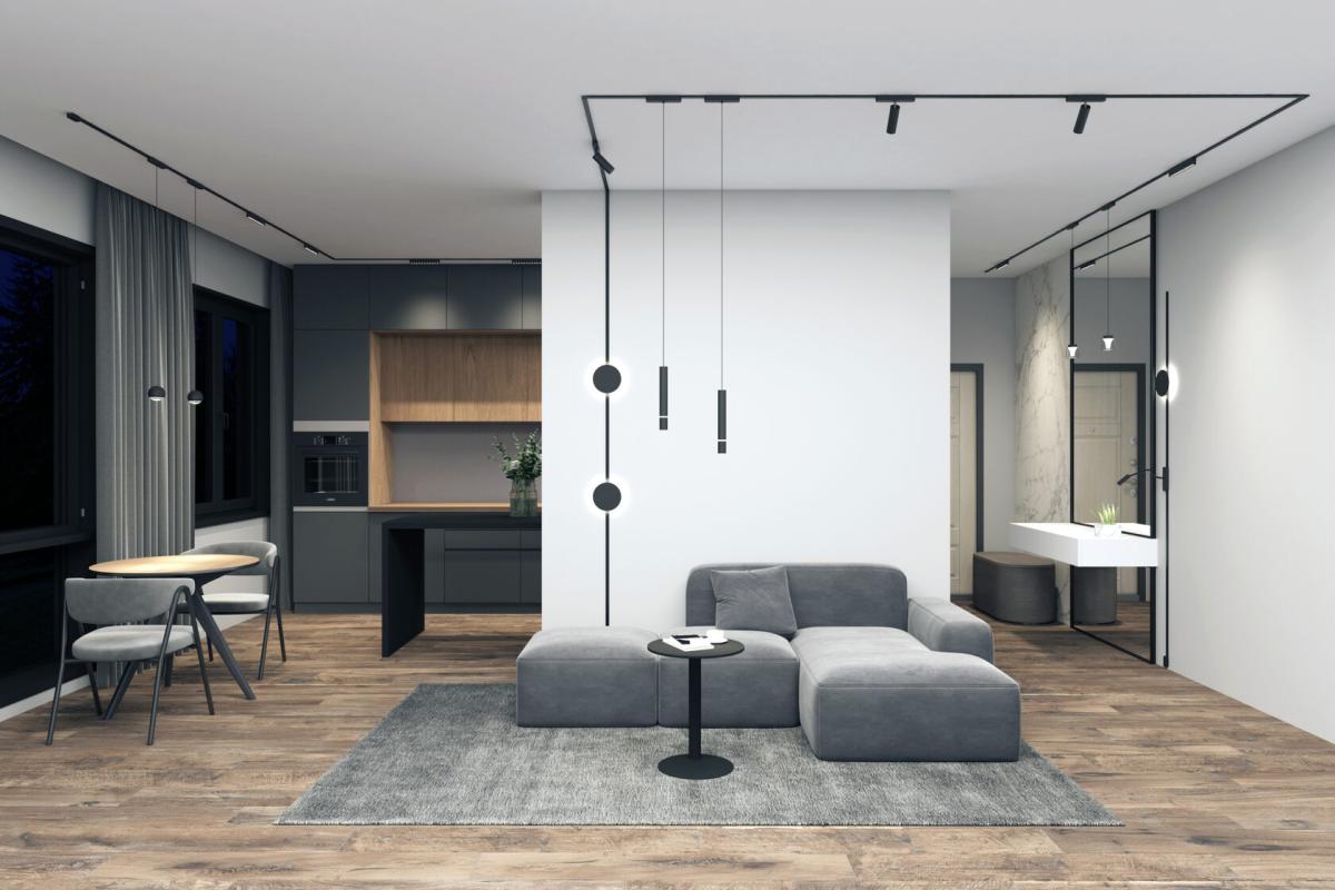 Трековый магнитный однофазный светильник Denkirs Air grill DK5305-BK в Санкт-Петербурге