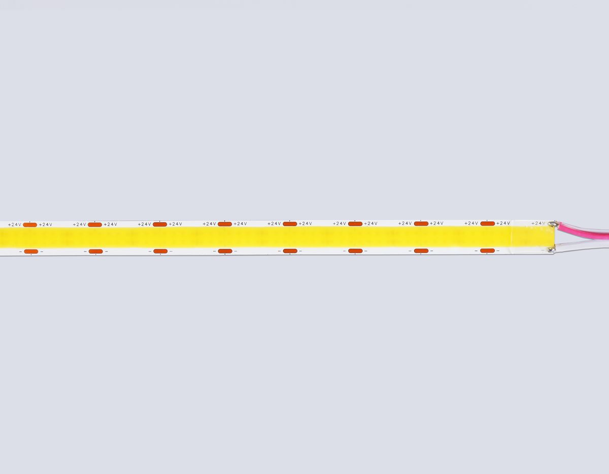 Светодиодная лента Ambrella Light Illumination COB 616Led/19W m/ 24V IP20 4500K/ 5m*12mm*2mm (2 конт.) GS4802 в Санкт-Петербурге