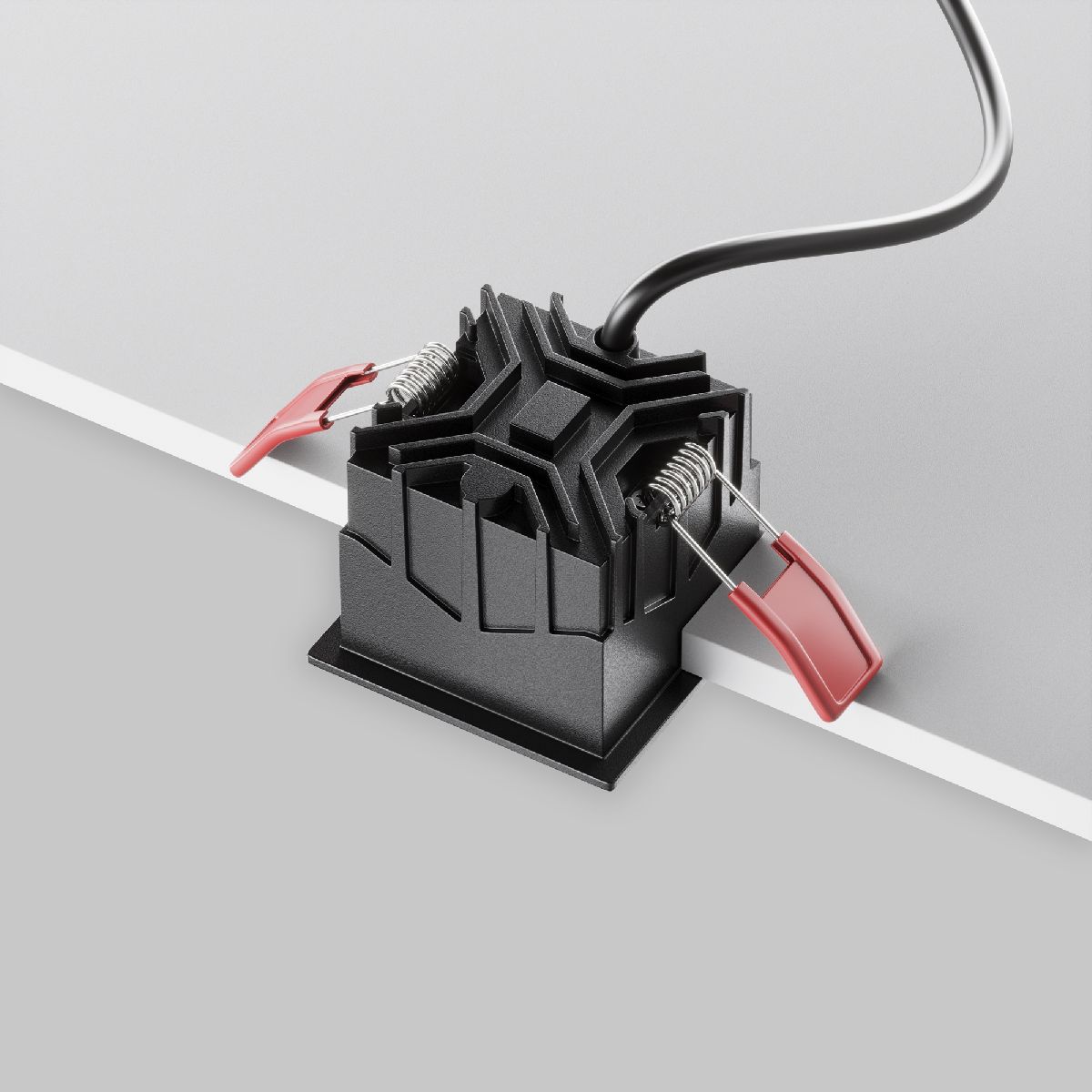 Встраиваемый светильник Maytoni Alfa LED DL043-01-10W3K-SQ-B-1 в Санкт-Петербурге