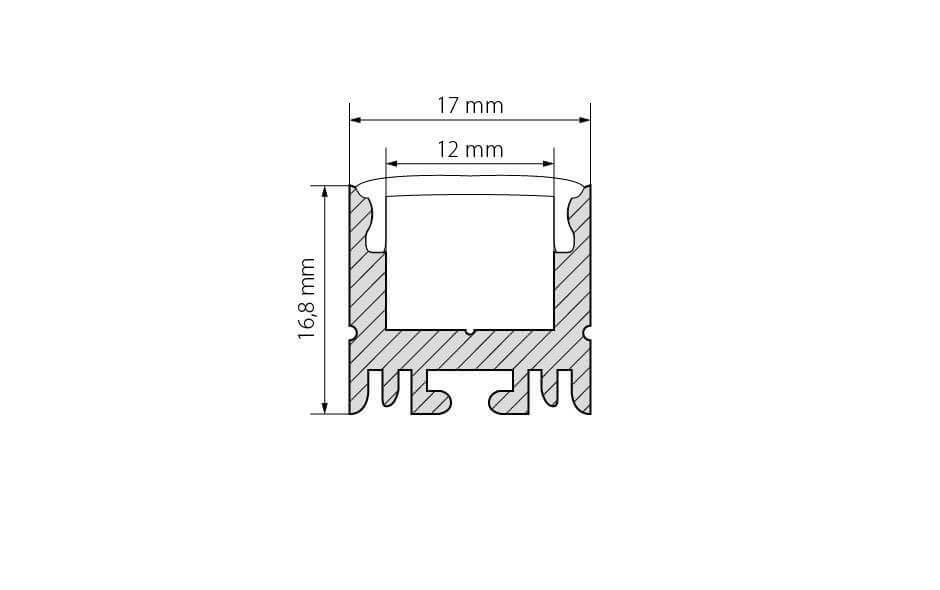 Профиль Arlight ARH-LINE-1716-2000 ANOD 018685 в Санкт-Петербурге