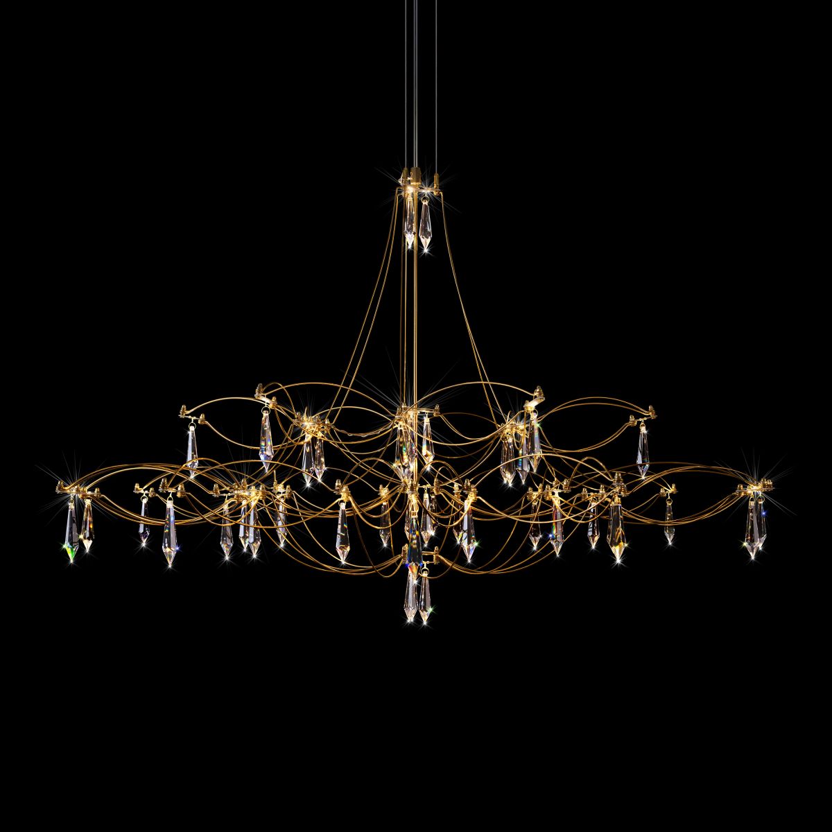 Подвесная люстра Loft IT Mira 10590/1000 Gold Asfour в Санкт-Петербурге