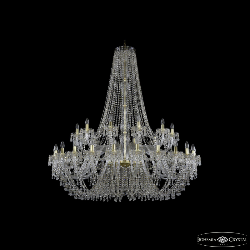 Подвесная люстра Bohemia Ivele Crystal 1410/24+12/530/h-156 G V0300 в Санкт-Петербурге