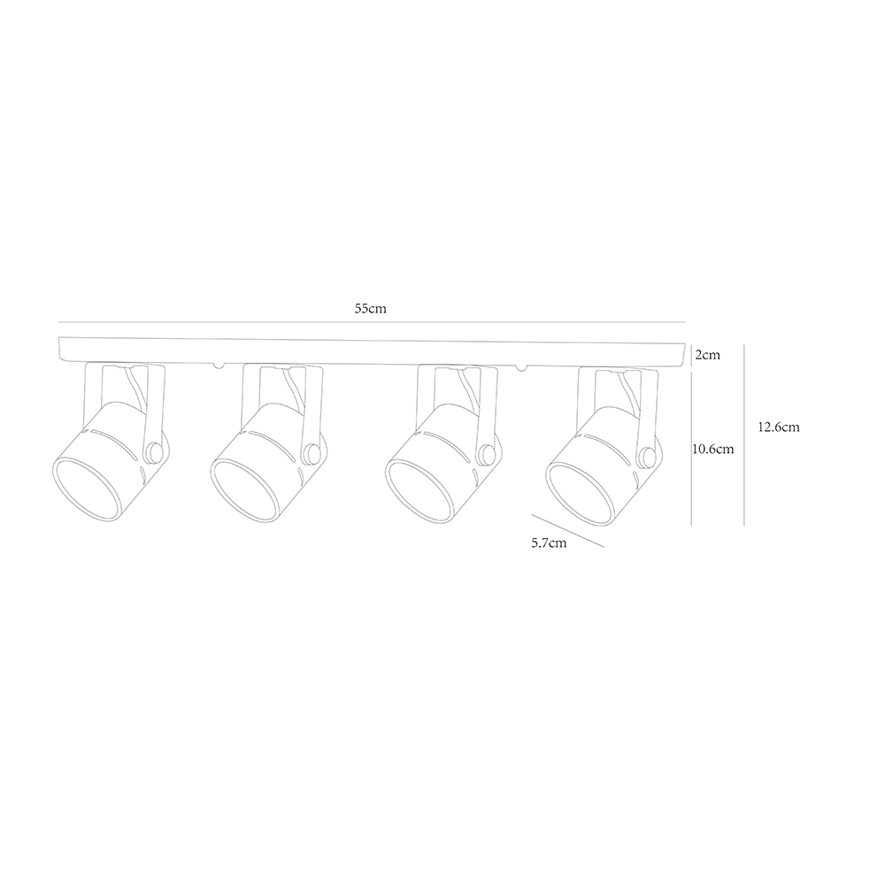 Спот Arte Lamp Mizar A1311PL-4WH в #REGION_NAME_DECLINE_PP#