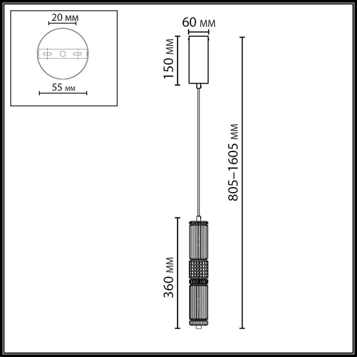 Подвесной светильник Odeon Light L-Vision Collier 5456/12L в Санкт-Петербурге