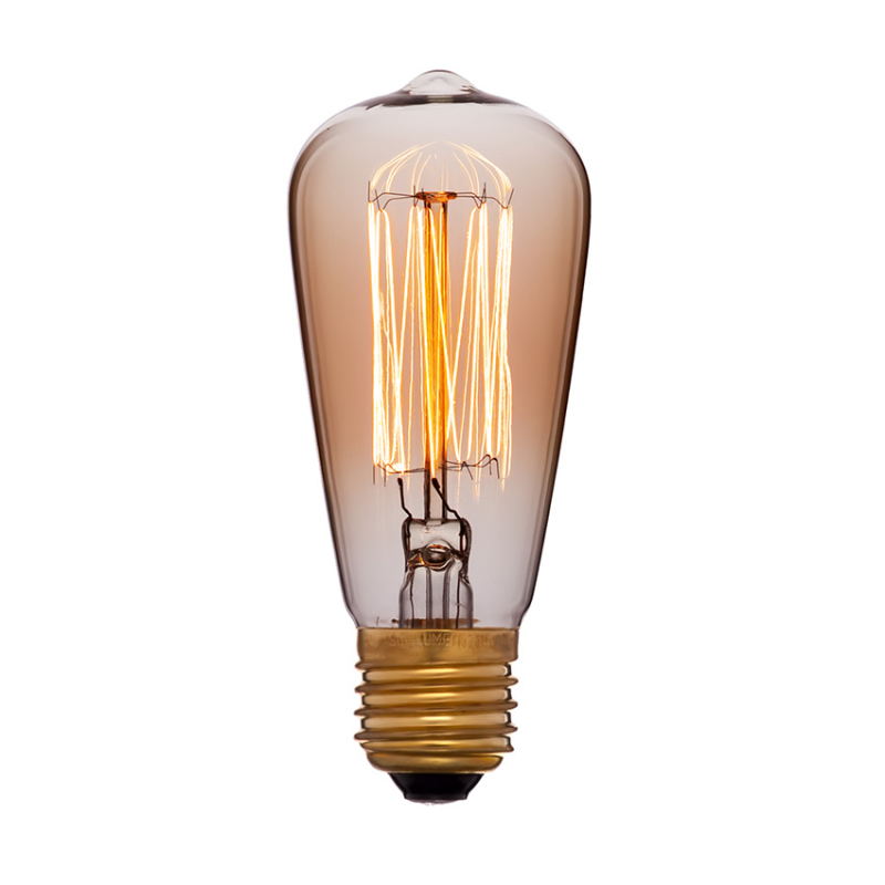 Лампа накаливания Sun Lumen E27 25W золотая 053-549 в Санкт-Петербурге