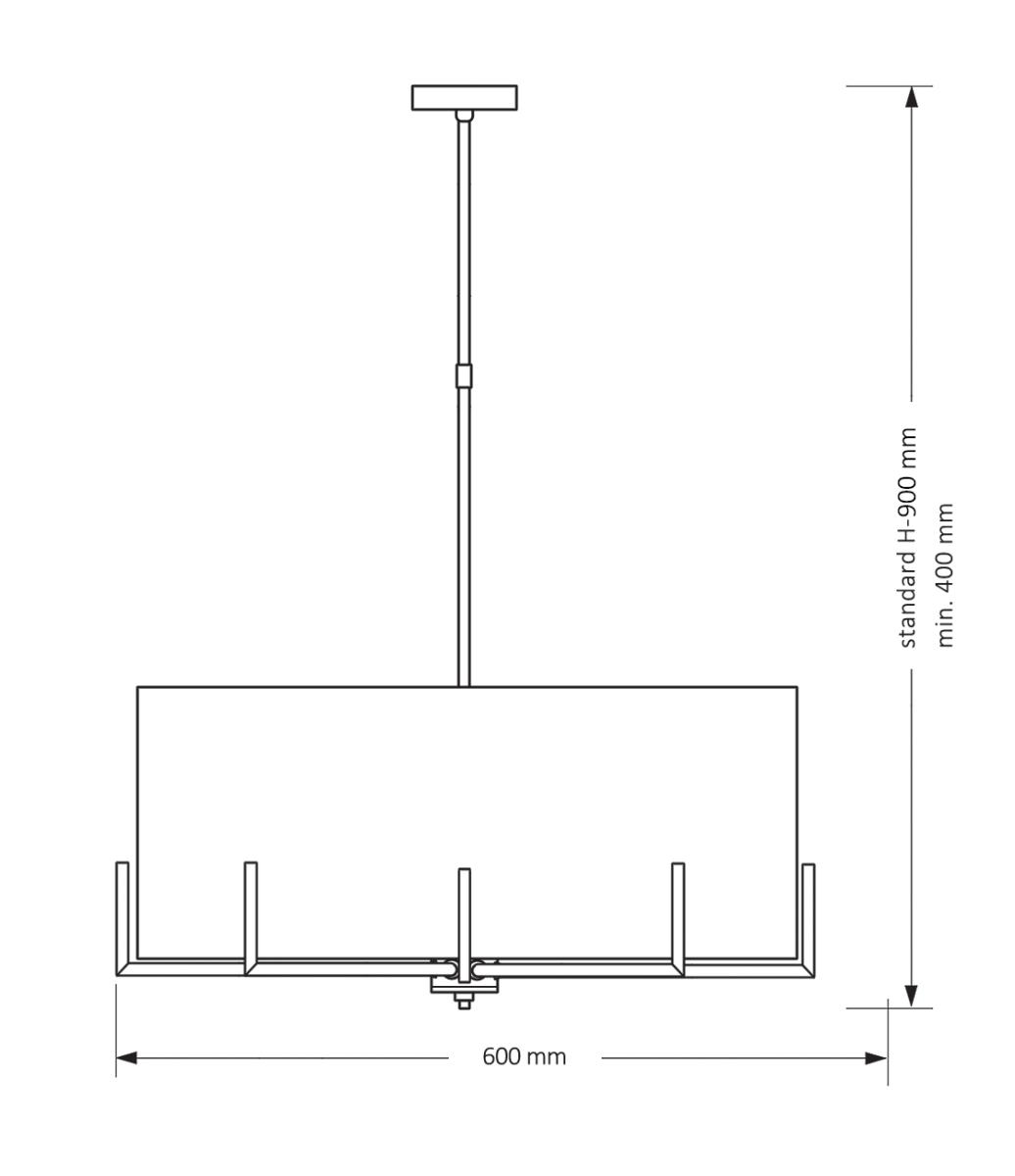 Люстра на штанге Kutek Mood Nemi NEM-ZWD-5 (N) в #REGION_NAME_DECLINE_PP#