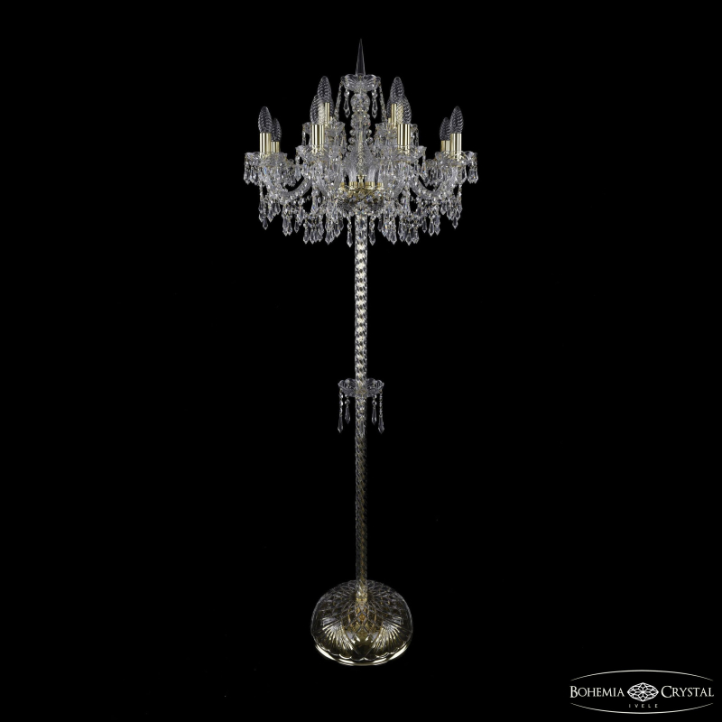 Торшер Bohemia Ivele Crystal 1403T2/8+4/195-165 G в Санкт-Петербурге