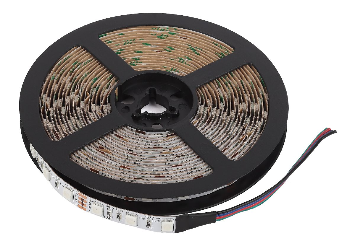 Светодиодная лента Эра 12В 5050 14,4Вт/м RGB 5м IP20 LS5050-14,4-60-12-RGB-IP20-2year-5m KU-5050AD-60D-RGB Б0044122 в Санкт-Петербурге
