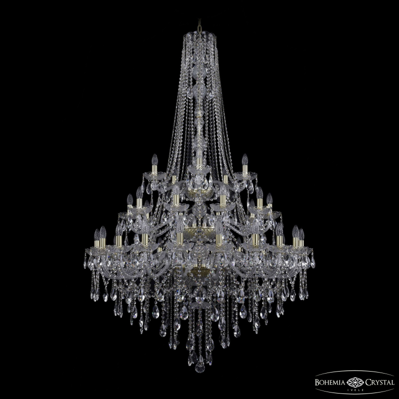 Подвесная люстра Bohemia Ivele Crystal 1415/20+10+5/400/h-182/3d G в Санкт-Петербурге