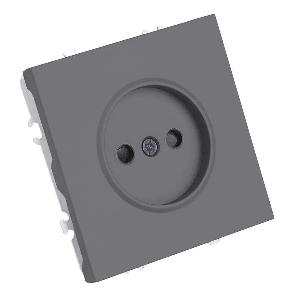 Розетка 1-местная с з/ш б/з (механизм) СЗК Stekker Эмили 250В 16А RST16-5109-10ZK платиново-серый soft touch 50242 в Санкт-Петербурге