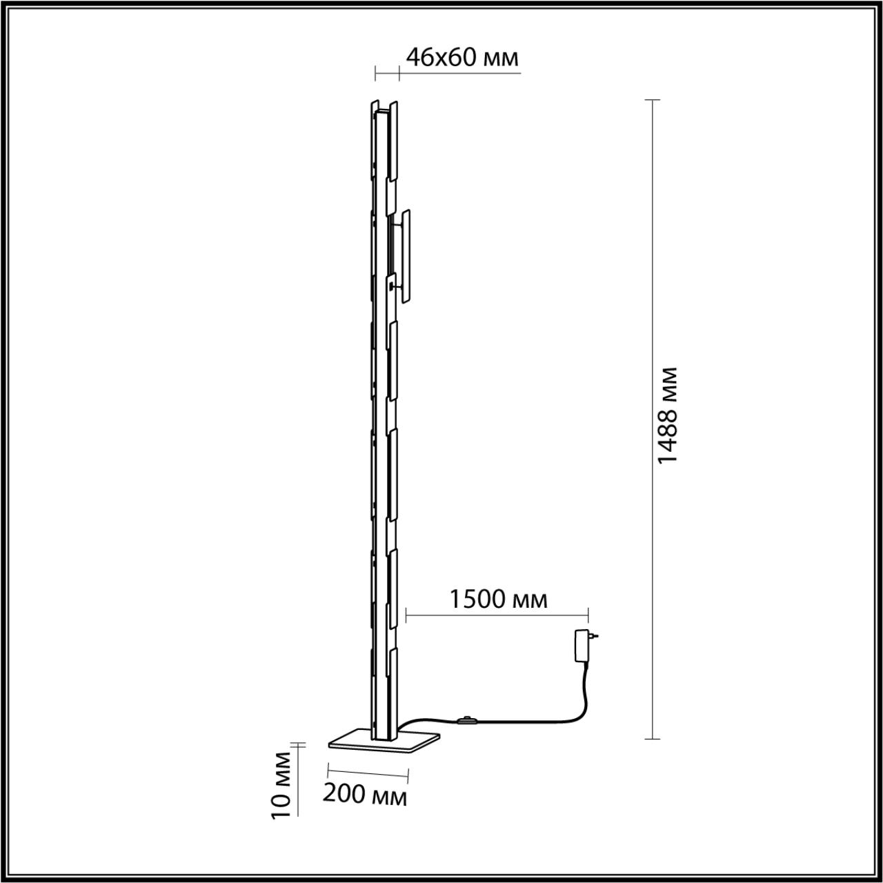 Торшер Odeon Light Fierro 4991/36FL в Санкт-Петербурге