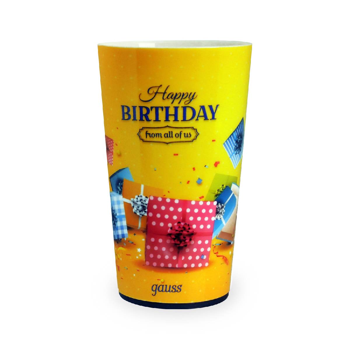 Светодиодный стакан Gauss LCUP Birthday LC002 в #REGION_NAME_DECLINE_PP#