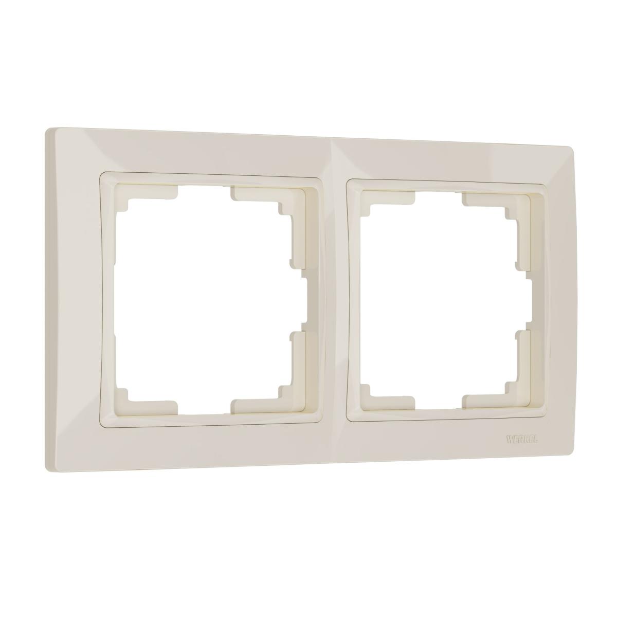 Рамка на 2 поста Werkel Snabb basic слоновая кость W0022003 4690389161360 в Санкт-Петербурге