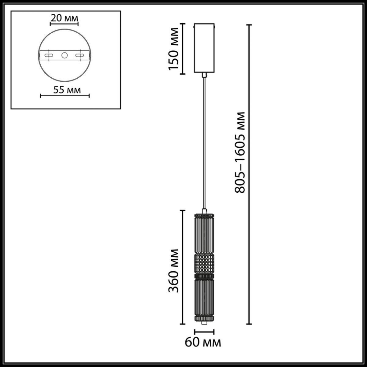 Подвесной светильник Odeon Light L-Vision Collier 5455/12L в Санкт-Петербурге