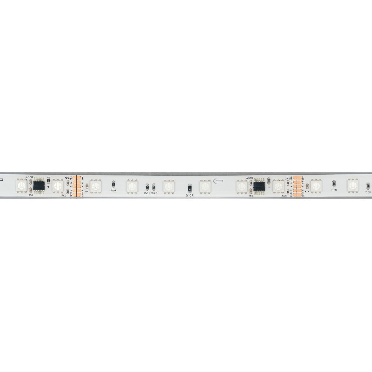 Светодиодная герметичная лента Arlight DMX-PFS-B60-12mm 24V RGB-PX6 (14 W/m, IP68, 5060, 5m) 039608 в Санкт-Петербурге