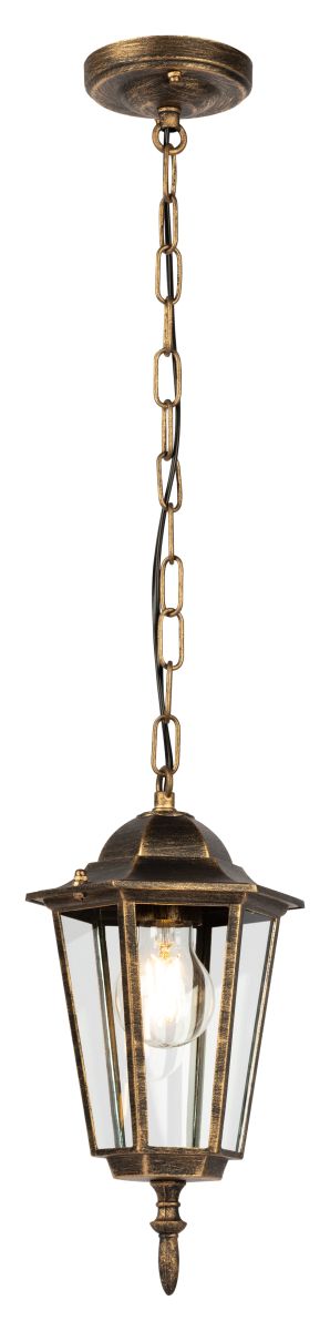 Уличный подвесной светильник ЭРА Веледа GBS-104-BR-0810 230В Е27 IP54 бронза Б0071481 в Санкт-Петербурге